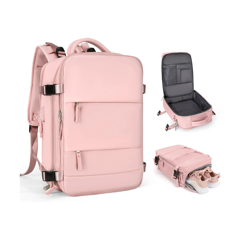 2-in-1 Rucksack-Koffer mit 180° Öffnung - entspannt unterwegs