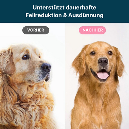 Fellentknotungs-Bürste mit Doppelhaken - entfernt mühelos Knoten und Verfilzungen